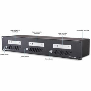 Sonnet RackMac mini (2024+) Enclosure - For Rack, Computer - 2U Rack Height - Rack-mountable