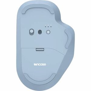 Incase Designed by Microsoft Ergonomic Mouse - Bluetooth - Pastel Blue - Wireless - Scroll Wheel - 2 x AAA Battery Supported