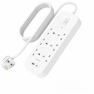 6 Outlet with 1 USB-C & 1 USB-A Surge Protector with USB-C and USB-A Ports