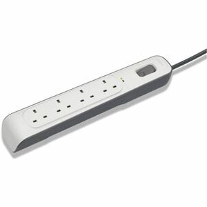 4-outlet Surge Protection Strip with 2M Power Cord