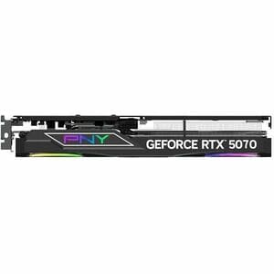 PNY NVIDIA GeForce RTX 5070 Grafikkarte - 12 GB GDDR7 - Gesamthöhe - 7680 x 4320 - 2,33 GHz Core - 2,69 GHz Boost-Taktfreq