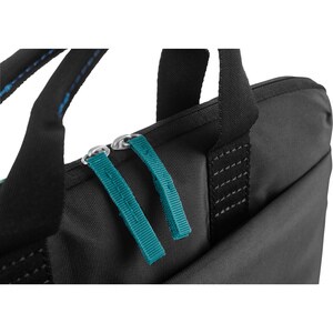 Tucano Smilza Carrying Case (Sleeve) for 35.6 cm (14") Notebook - Black - Shock Resistant Interior - Handle, Shoulder Strap