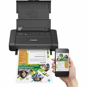Canon PIXMA TR160 Portable Wired/Wireless Inkjet Printer - Color - 4800 x 1200 dpi Print - 50 Sheets Input - Wireless LAN 