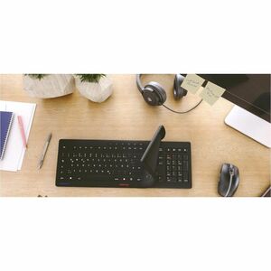 CHERRY Stream Case for Keyboard - Black - Slip Resistant, Abrasion Resistant - Silicone