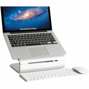 Rain Design iLevel2 Notebook Stand - Desktop - Anodized Aluminum - For Notebook - Tilt, Rubber Pad, Comfortable, Vented De