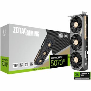 Zotac NVIDIA GeForce RTX 5070 Ti Grafikkarte - 16 GB GDDR7 - 7680 x 4320 - 2,45 GHz Core - 256 Bit Busbreite - PCI Express