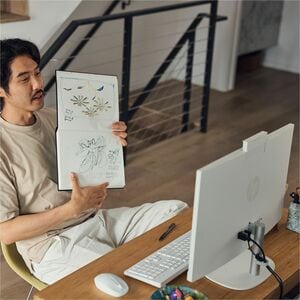 HP 24-cr0000i 24-cr0138d All-in-One Computer - Intel Core i5 - 8 GB - 512 GB SSD - 60.5 cm (23.8") Full HD - Desktop - She