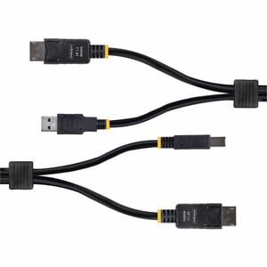 StarTech.com 10ft (3m) DisplayPort and USB 5Gbps KVM Cable, 4K 60Hz, Universally Compatible DP 1.2/USB 3.0 Combo Cable for