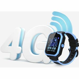 ZTE Watch K1 Pro Smartwatch - Blau Body Color - Silikon Band Material - Wireless LAN - 4G - LTE - Kamera - 4,6 cm (1,8 Zol