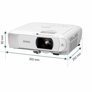 Epson EH-TW840 3LCD Projector - 16:9 - Desktop, Ceiling Mountable - White - Front, Ceiling - 1080p - 6000 Hour Normal Mode