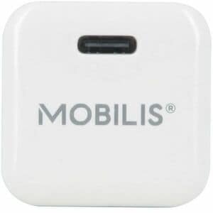 Adaptateur Chargeur MOBILIS - 30 W - Adaptateur universel - 1 USB Type-C - Pour Smartphone, Tablette - Noir