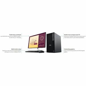 Dell Pro Tower QCT1255 Desktop Computer - AMD Ryzen 5 8500G - 16 GB - 512 GB SSD - Tower - Intel Chip - Windows 11 Pro - A