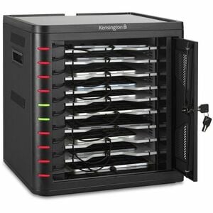 Kensington Charging Cabinet - For Storage, Enclosure - Fast Charging, Lockable, Adjustable Shelf, Locking Mechanism, Tampe