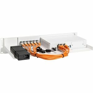 Kit de Mont Rack RACKMOUNT.IT SORACK 1.3U Montable en rack pour Équipement de Réseau Rail Depth - Blanc de Signalisation