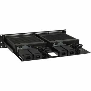 Kit de Mont Rack RACKMOUNT.IT Montable en rack pour Firewall Rail Depth - Jet Noir