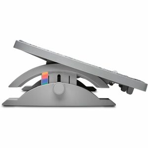 Kensington SmartFit SoleMate Pro Elite Footrest - 90 mm - 120 mm Adjustable Height - 18° Tilt - Fabric