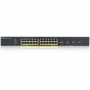 ZYXEL 24-port GbE PoE Lite-L3 Smart Managed Switch with 4 10G Uplink - 24 Ports - Manageable - Gigabit Ethernet, 10 Gigabi