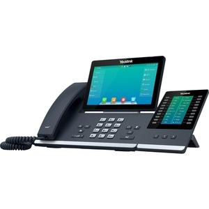 Yealink SIP-T57W IP Phone - Corded - Corded/Cordless - Bluetooth, Wi-Fi - Wall Mountable, Desktop - Classic Gray - VoIP - 