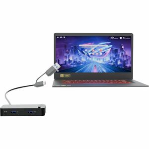 I-TEC UNIVERSAL KVM HUB 2X USB-C + 2X USB-A 3.0 PORT