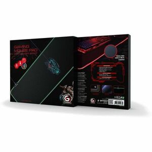 Mouse pad da gaming Gembird - Grande - 300 mm x 800 mm x 4 mm Dimensioni - Gomma naturale, Schiuma - Anti-scivolo - Mouse