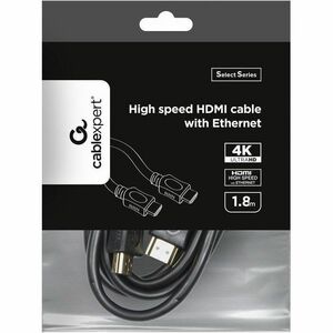 Cavo A/V Cablexpert Select - 1,80 m HDMI - Cable for Dispositivo audio/video - 18 Gbit/s - Supporta fino a3840 x 2160 - Or