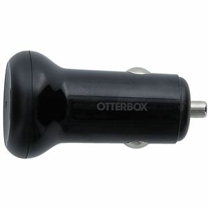 OtterBox 25 W Rugged Auto Adapter - Universal Adapter - 1 USB Type-C - For Smartphone, iPhone - Black