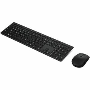 Lenovo Professional Wireless Rechargeable Combo Keyboard and Mouse -US English - USB Type A Scissors Wireless Bluetooth/RF
