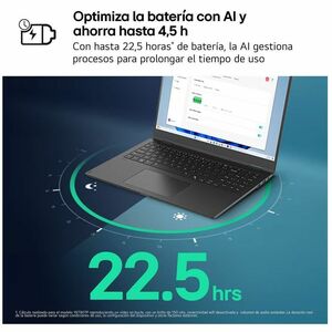 LG gram 16Z90T-V.AP88B 40.6 cm (16") Notebook - WQXGA - Intel Core Ultra 7 255H - 32 GB - 1 TB SSD - Spanish Keyboard - Ob