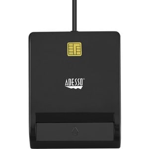 Adesso SCR-100 Contact Smart Card Reader - Banking - TAA Compliant - CableUSB 2.0
