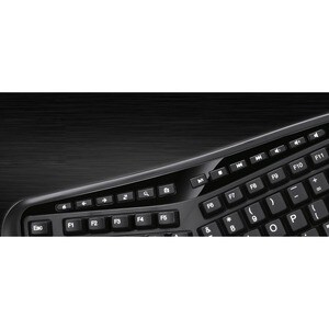 Adesso TruForm AKB-150UB Keyboard - Full-size - Cable Connectivity - USB Interface - English (US) - Membrane Keyswitch - 1