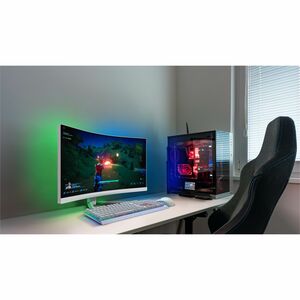 Evnia 34M2C5501A 34" Class UW-QHD Curved Screen LCD Monitor - 21:9 - 86.4 cm (34") Viewable - Fast Vertical Alignment (VA)