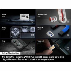 Samsung PRO Plus MB-MD128S 512 GB Class 10/UHS-I (U3) V30 microSDXC - 1 - 180 MB/s Read - 130 MB/s Write