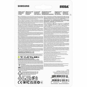 Samsung PRO Plus MB-MD128S 128 GB Class 10/UHS-I (U3) V30 microSDXC - 1 - 180 MB/s Read - 130 MB/s Write