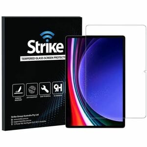 Strike Tempered Glass Screen Protector for Samsung Galaxy Tab S10+/S9+/S9 FE+/S8+/S7 FE - For AMOLED, LCD, Super AMOLED Ta