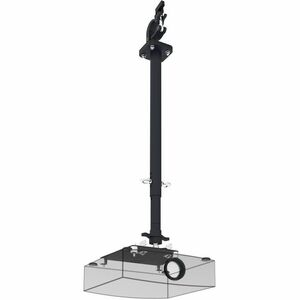 SmartMetals Deckenhalterung für Projektor - Schwarz - Höhenverstellbar - max. 30 kg Traglast