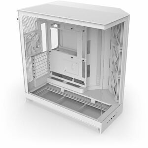 NZXT H9 Flow CM-H92FW-01 Computer Case - ATX Motherboard Supported - Mid-tower - Glass, Tempered Glass, Steel, Galvanized 