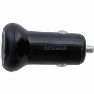 OtterBox 25 W Rugoso Adaptador automático - Adaptador universal - 1 USB Type-C - para Smartphone, iPhone - Preto
