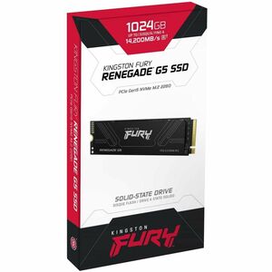 Kingston FURY Renegade G5 1 TB Unidade de estado sólido - M.2 2280 Interno - PCI Express NVMe - PC Secretária, Notebook De