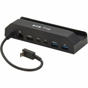 Eaton Tripp Lite Series USB-C Docking Station for Steam Deck and ROG Ally - 4K 60 Hz HDMI, USB Hub, Gigabit Ethernet, 100W