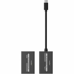 Rocstor TrueReach Video Extender Transmitter/Receiver - 196.85 ft Range - 2 x Network (RJ-45) - 2 x USB - 1 x HDMI Out - 1