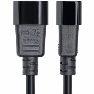 StarTech.com Cordon de Rallonge Électrique de 4,5m, Cordon d'Alimentation PDU C14 à C13, 15A 250V, 14AWG, Câble AC pour PD