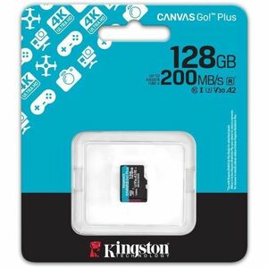 Kingston Canvas Go! Plus 128 GB microSDXC - 200 MB/s Leitura