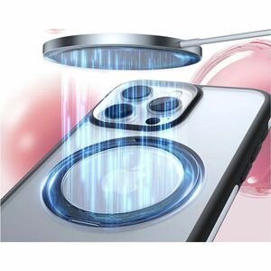 TORRAS Ostand R Fusion Hülle für Apple iPhone 16 Pro Max Smartphone - Schwarz - Fingerabdruckresistent, Staubfest, Rutschf