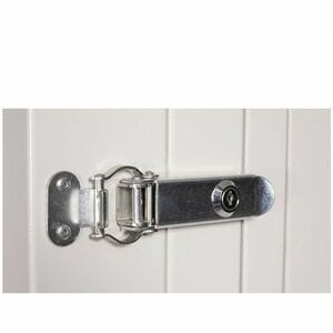 Roline 12U Wandmontierbar Geschlossener Schrank Rackschrank für Networking450 mm Rack Depth - Hellgrau - Glas, Stahl, Blec