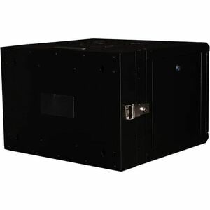 Roline 7U Wandmontierbar Geschlossener Schrank Rackschrank für Networking450 mm Rack Depth - Schwarz - Stahl, Glas, Blech 