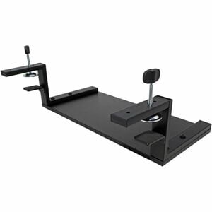 Roline Tischhalterung für LCD-Display, Monitor - Schwarz - Höhenverstellbar - max. 20 kg Traglast - Stahl, Edelstahl, Span