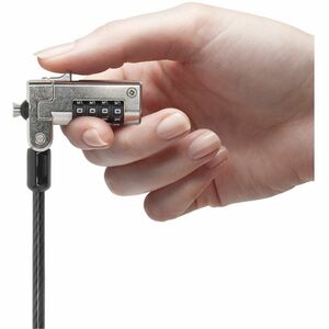 Kensington Slim N17 Cable de Bloqueo Para Portátil - Reiniciable - 4-dígitos - Cerradura de combinación - Acero al carbono