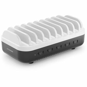 Alogic Powerfin 100 W Charging Station - 1 Pack - Universal Adapter - 10 USB Type-C - For Desktop PC, Mobile Device - 120 