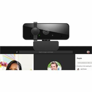 Lenovo Essential Webcam - 30 fps - Black - USB 2.0 Type A - Full HD - 1920 x 1080 Video - 85° Angle - Tripod Mount - Micro