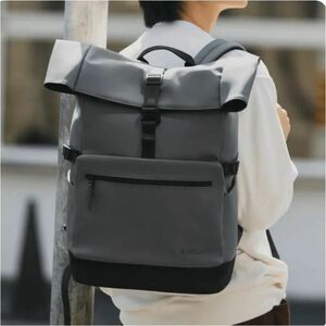Xiaomi Urban Carrying Case (Backpack) for 33.8 cm (13.3") to 39.6 cm (15.6") Notebook - Grey Black - Fabric Body - Shoulde